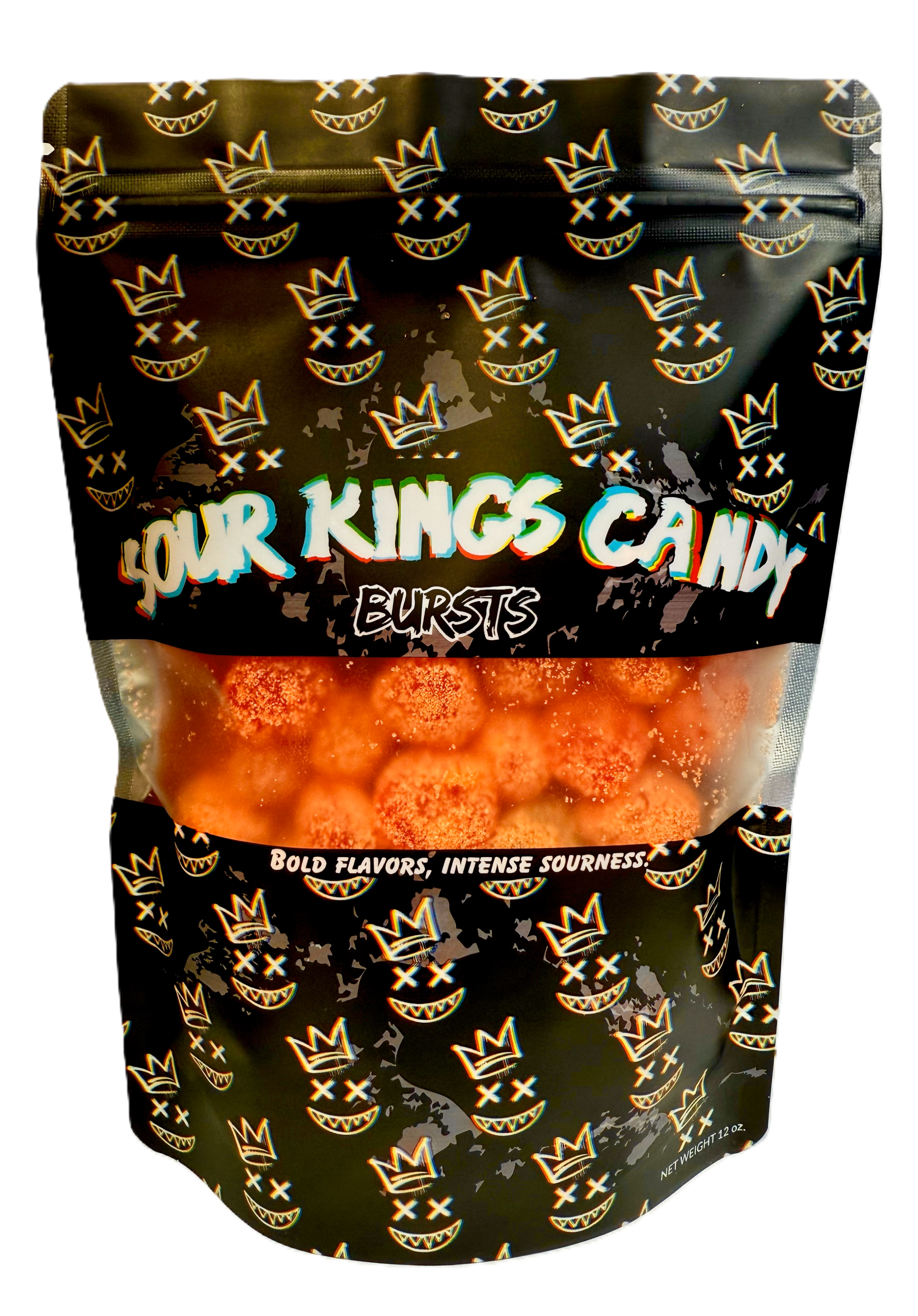 thumbnail image 2 of Cuza Candies Super Sour Mango Gushers - 12 Oz Extreme Sour Gummy Candies 2 of 12