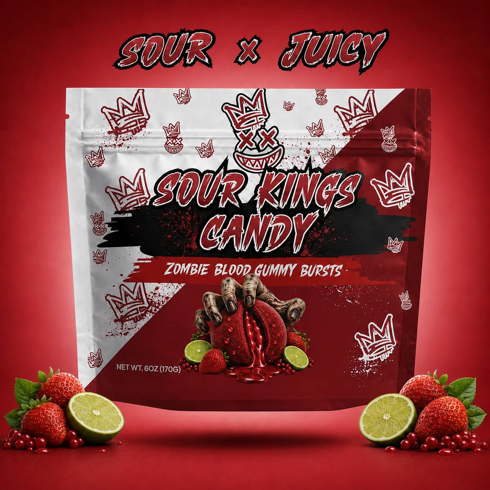 Zombie Blood Sour Kings Sour Bursts, 6 oz